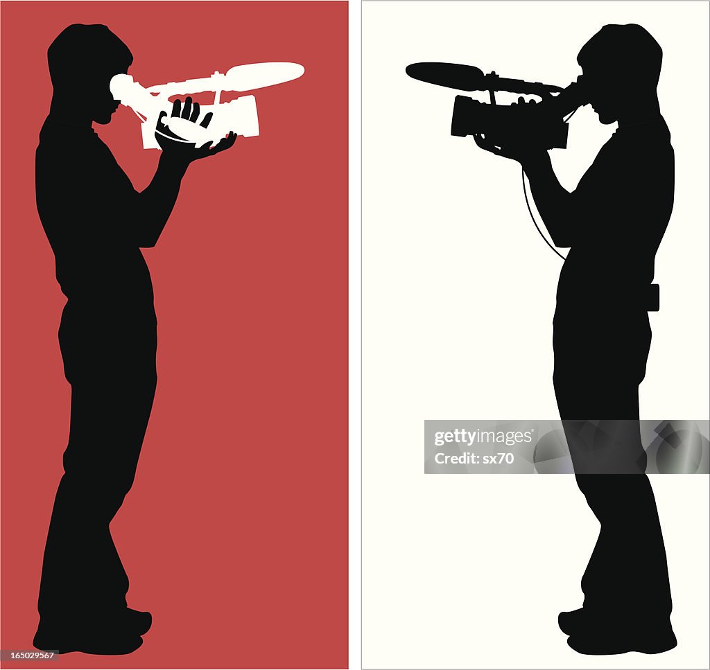 Citizen Journalist or Film Student ( Vector )