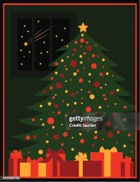 stockillustraties, clipart, cartoons en iconen met christmas eve - pakjesavond