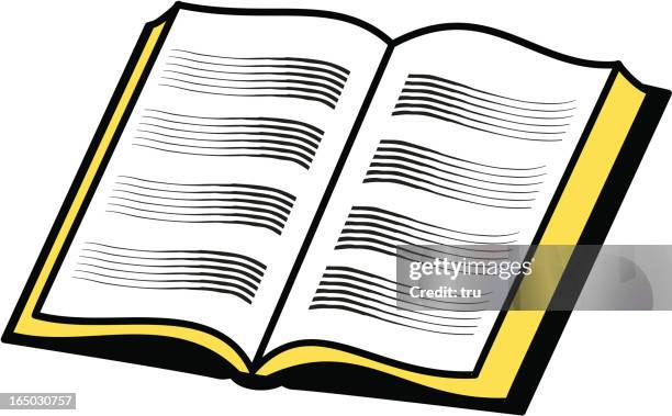 open book / bible - bible study stock illustrations