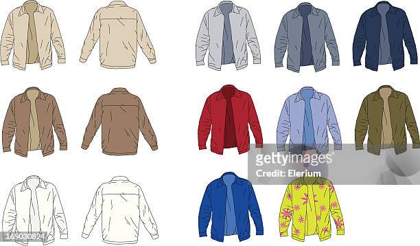 the perfect jacket - jacket stock illustrations