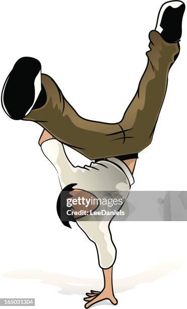 breakdancer - breakdancing stock illustrations