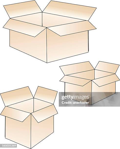 Boxes Reference 6,214 Three Boxes Vector High Res Illustrations - Getty Images