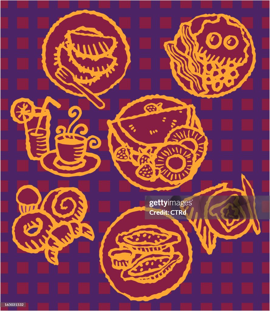 Vector Breakfast Duotone