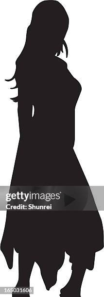 sexy chick - getting ready for date stock illustrations