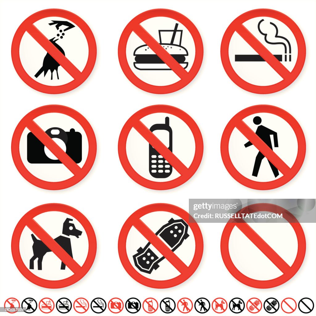 Do Not Signs High Res Vector Graphic Getty Images Do Not Signs High Res Vector Graphic Getty Images