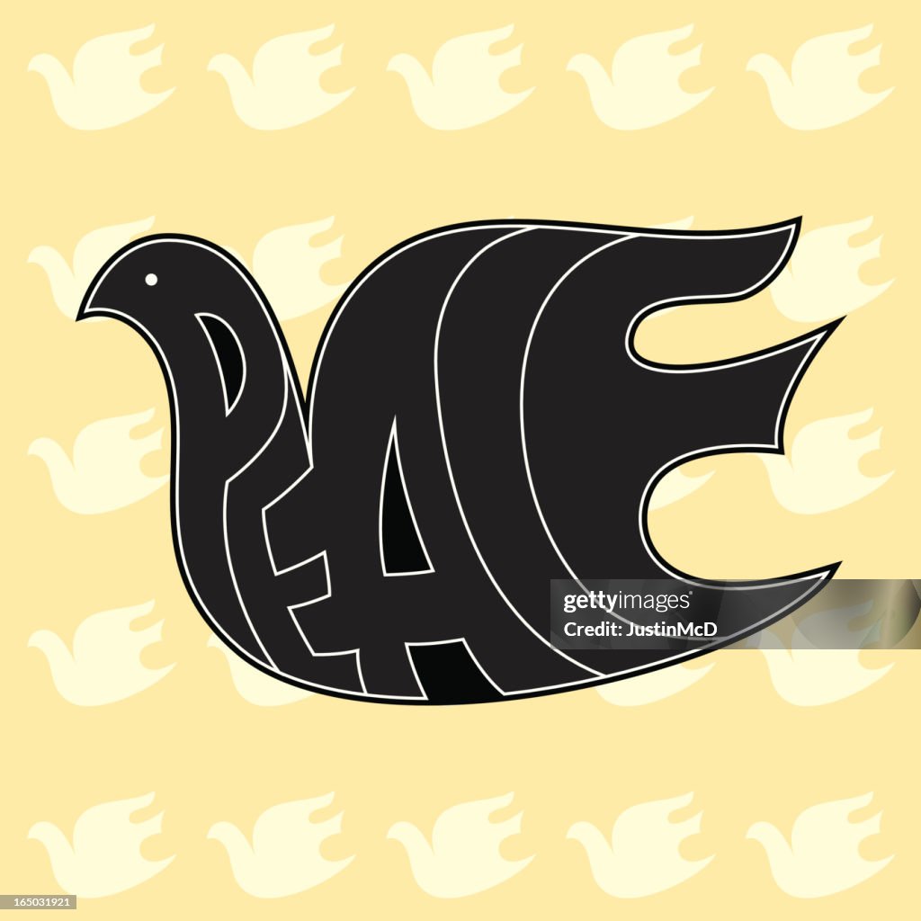 Dove of Peace (vector)