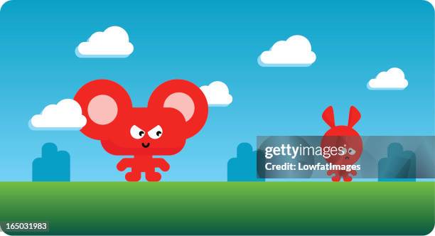 giant mouse - cute mouse stock illustrations