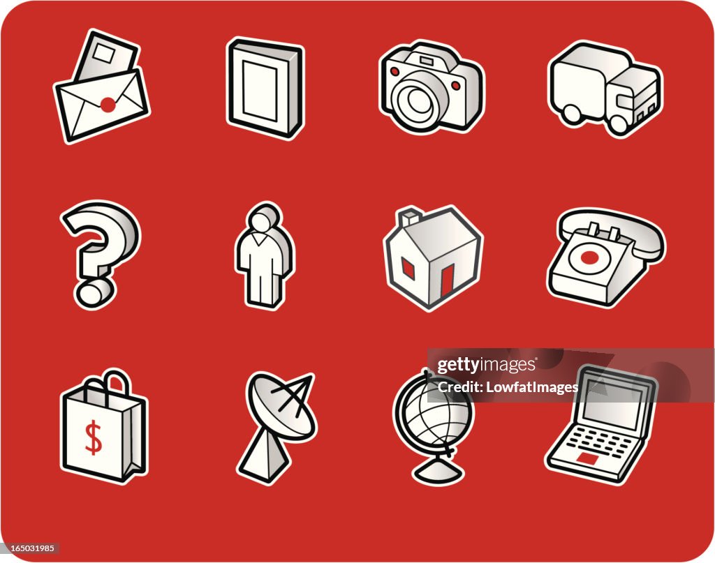 Vector conjunto de iconos