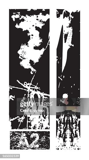 Distroy Vector Destroyed Vector Composition High-Res Vector Graphic - Getty Images