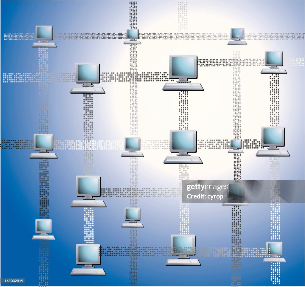 Network End Pattern Network Pattern Vector High-Res Vector Graphic - Getty Images