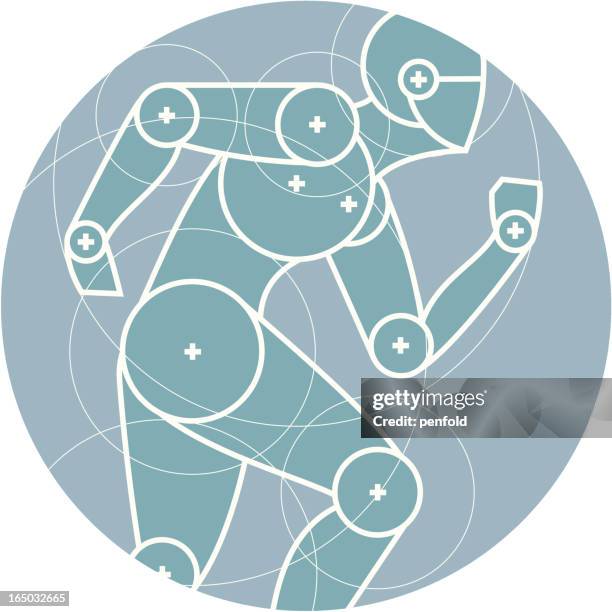 running in circles - man running vector stock illustrations