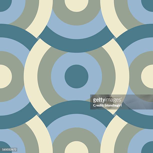 retro background tiles - colors from the sea - soft focus stock illustrations