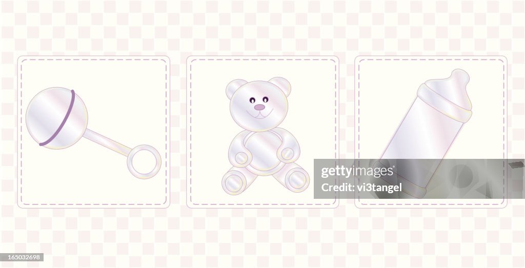 Baby Stuff Patches (Lavender)