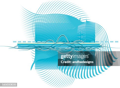 Tech Binary Vector Tech Binary Vector