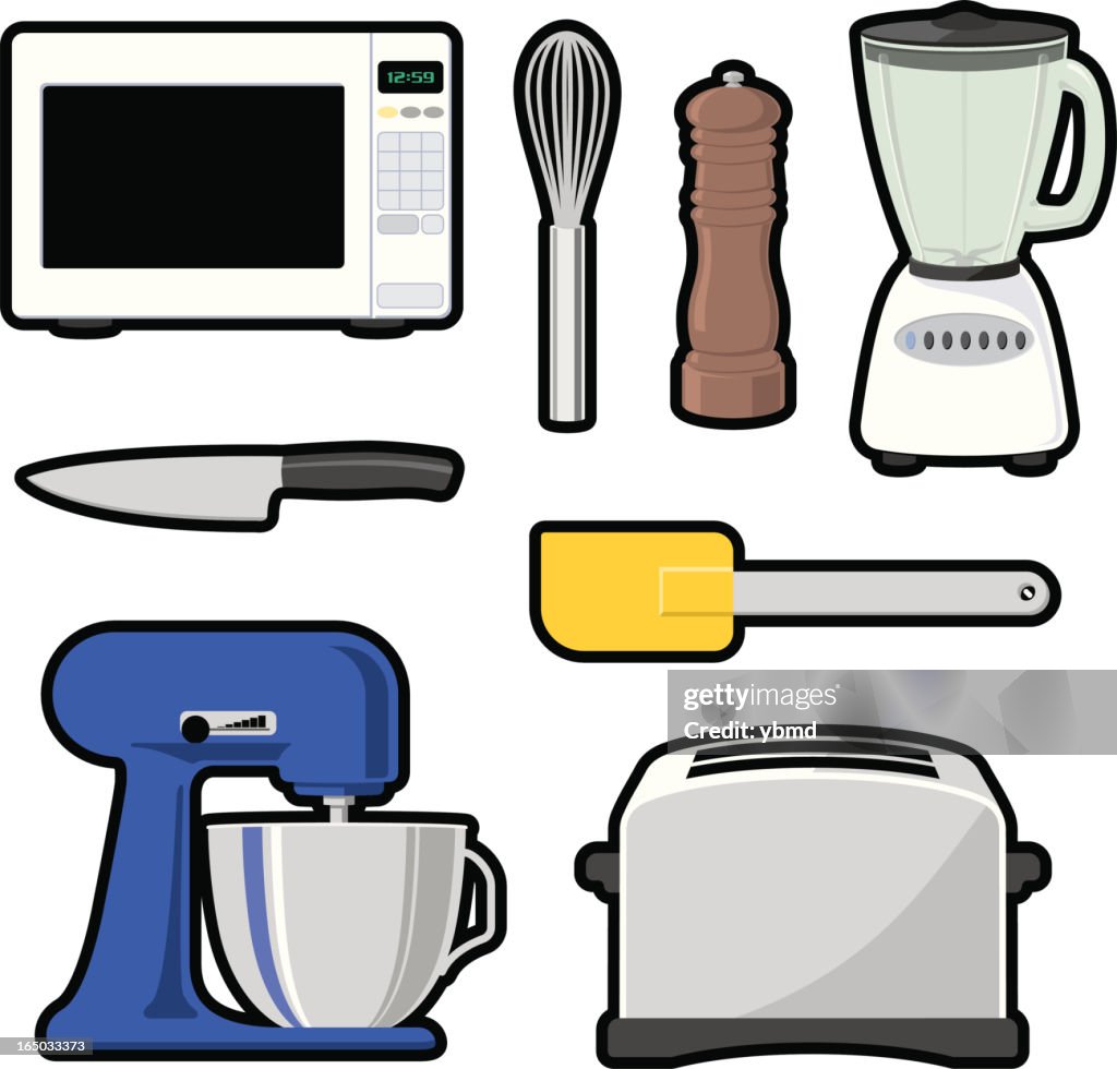 Kitchen Objects Examples Graphic Kitchen Objects Set 2 High-Res Vector Graphic - Getty Images