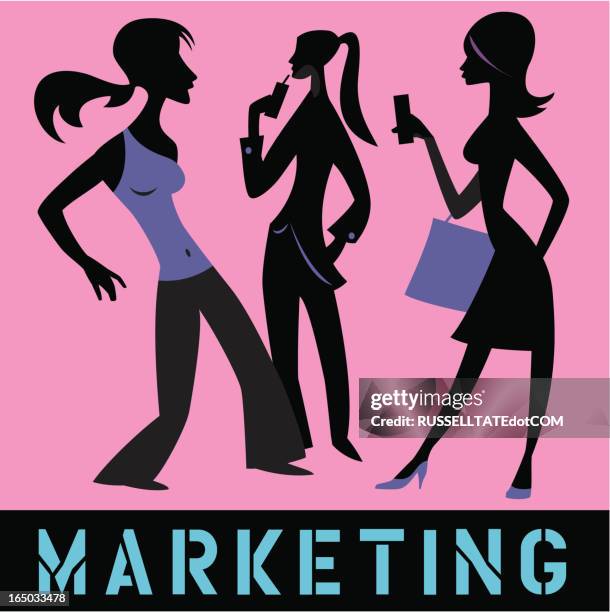 marketing - boy dancing stock illustrations