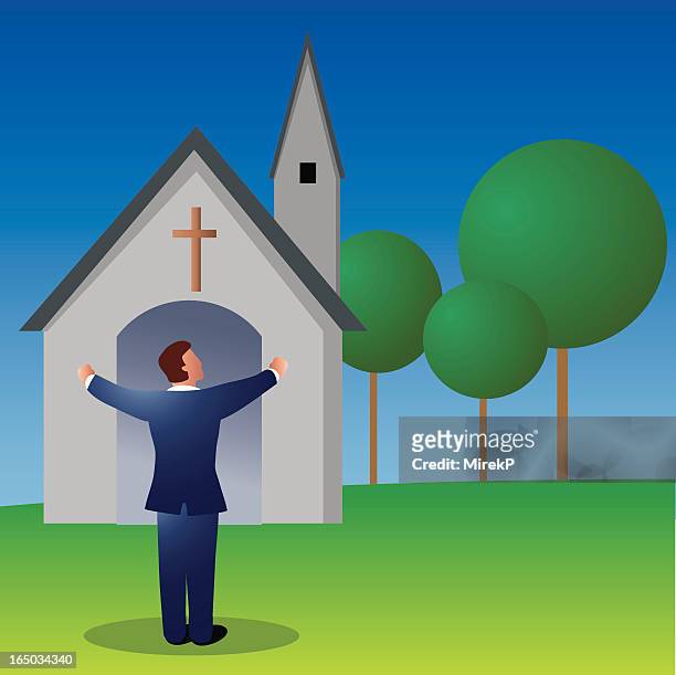 pastor - preacher stock illustrations