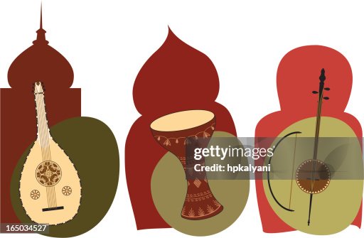 Middle Eastern Instruments High-Res Vector Graphic - Getty Images