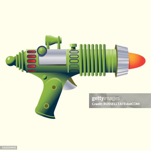 laser gun - dynamite stock illustrations