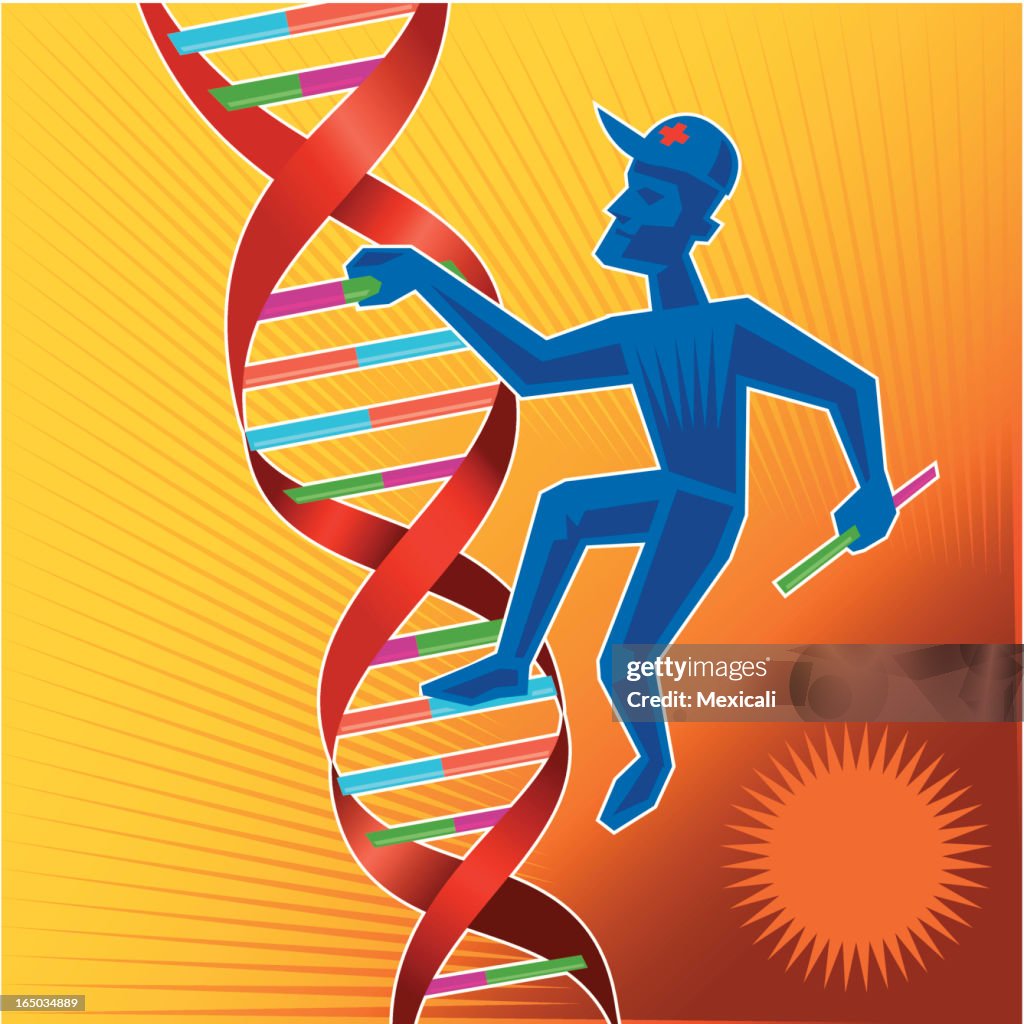 Climbing DNA