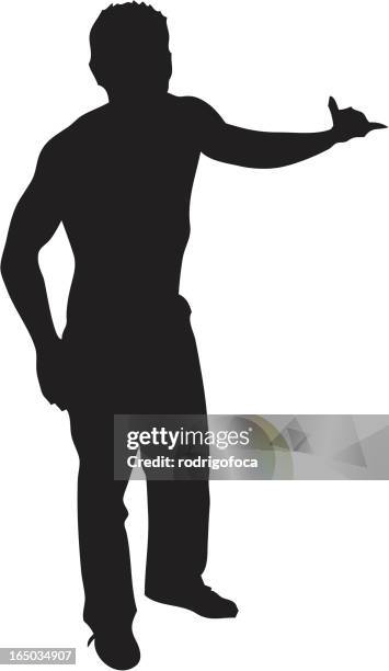beach boy silhouette - aloha stock illustrations