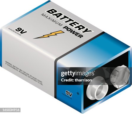 Vector 9 Volt Battery 2 Vector 9 Volt Battery 2
