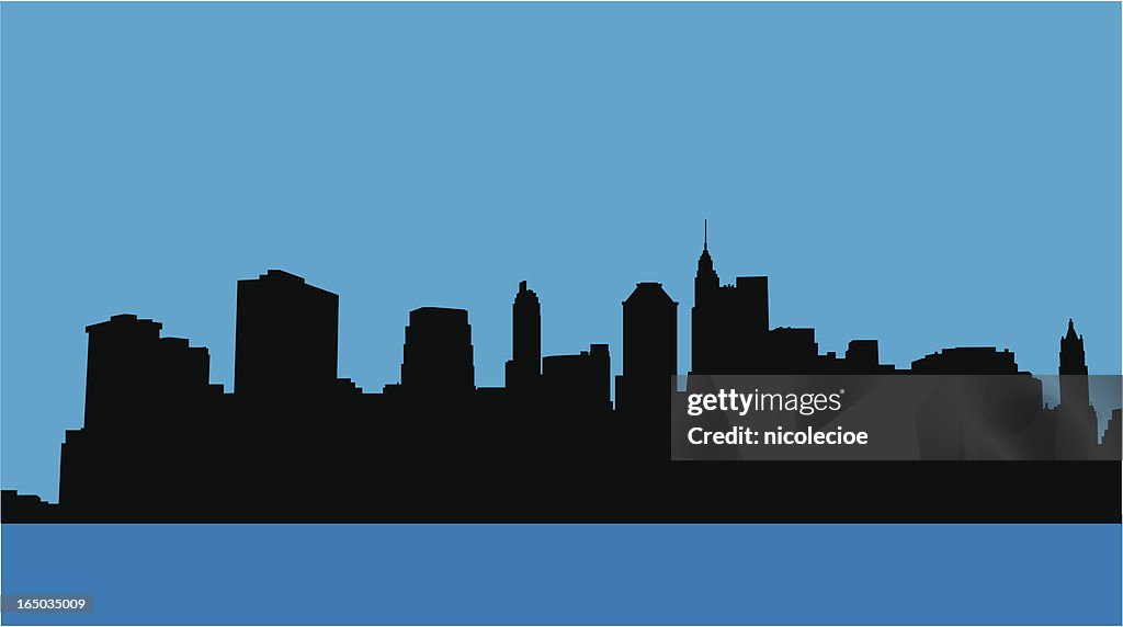 Downtown NYC Skyline