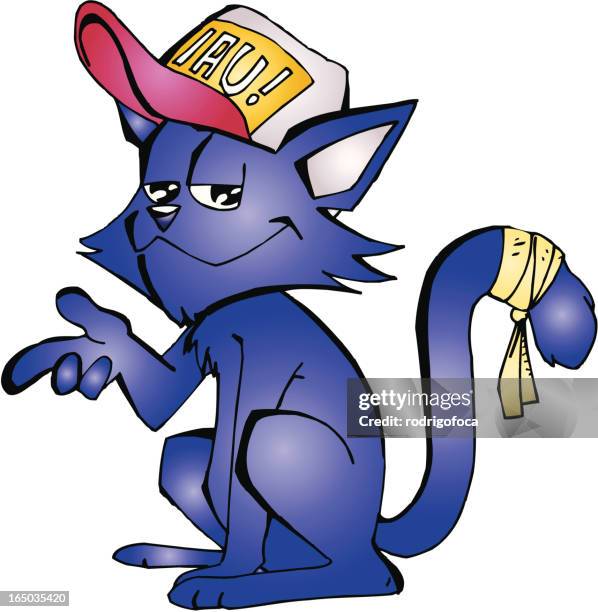 Vagabond Cat High-Res Vector Graphic
