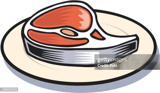 steak - bone marrow stock illustrations