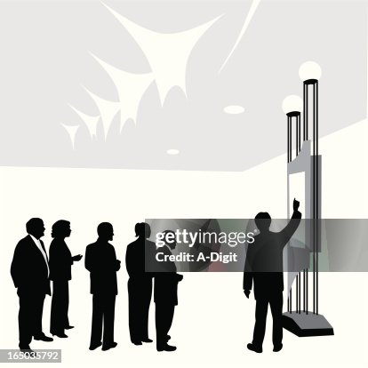 Informal Presentation Vector Silhouette Informal Presentation Vector Silhouette