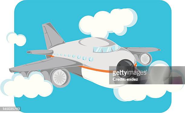 68 Jet Blue Cartoon High Res Illustrations - Getty Images