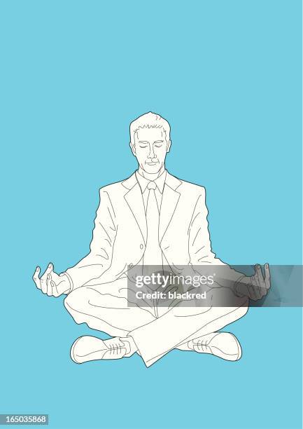 relaxation - feeling relieved stock illustrations