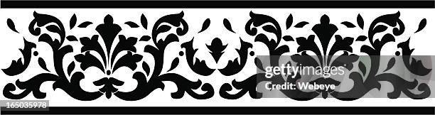 illustrations, cliparts, dessins animés et icônes de frontières series - image du xviième siècle