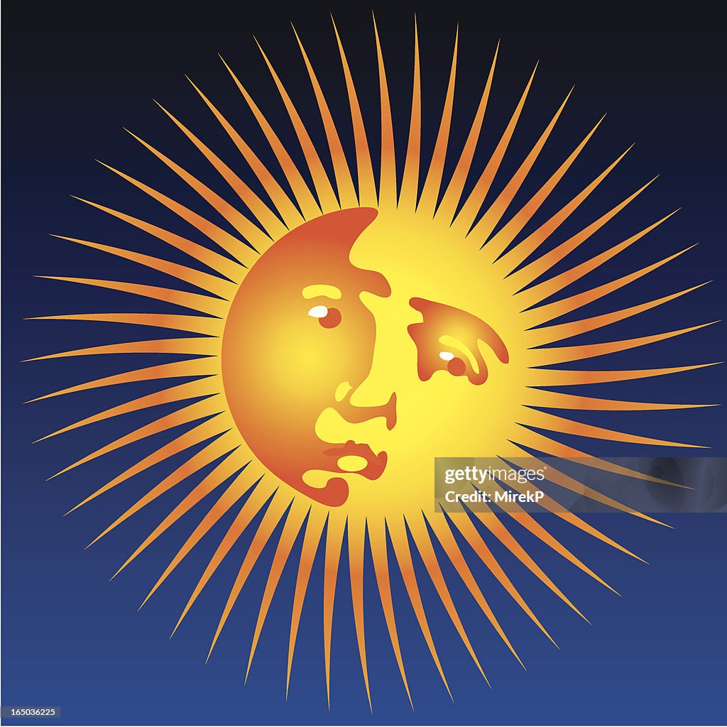 Looking sun