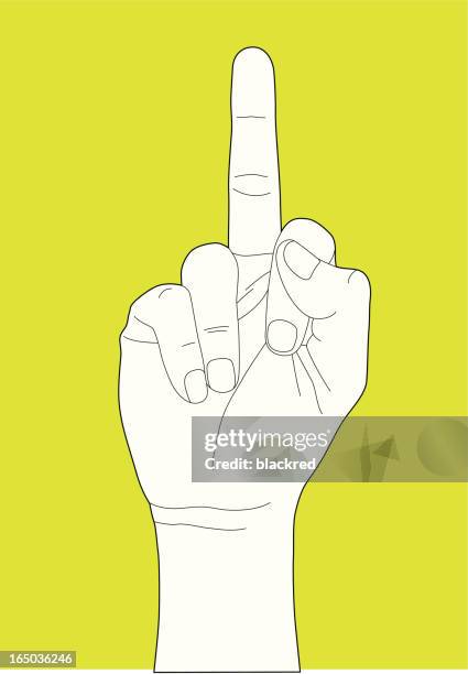 middle finger hand gesture - middle finger funny 幅插畫檔、美工圖案、卡通及圖標