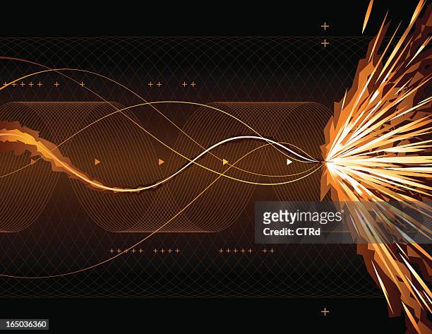 abstract vector background - electrical shock stock illustrations