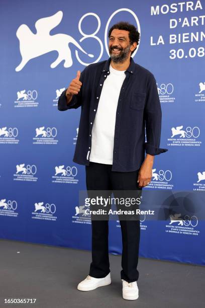 Ramzy Bedia attends a photocall for the movie "D'Argent Et De Sang " at the 80th Venice International Film Festival on August 31, 2023 in Venice,...