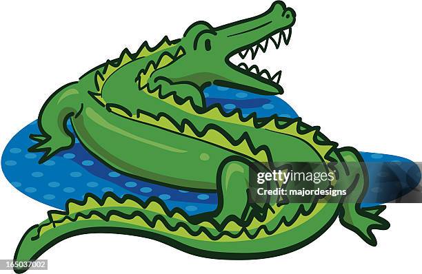 alligator - river nile stock illustrations