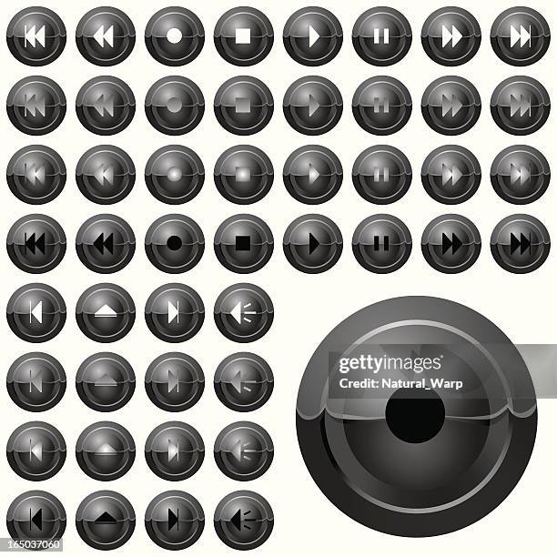 Buttons Black High-Res Vector Graphic - Getty Images