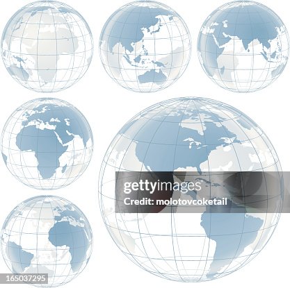 Wireframe globe Wireframe globe