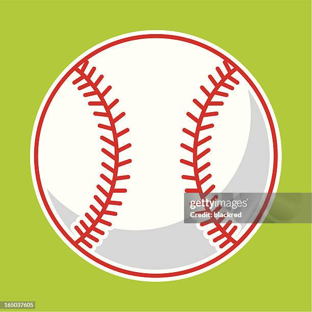 ilustrações, clipart, desenhos animados e ícones de de beisebol - baseball ball