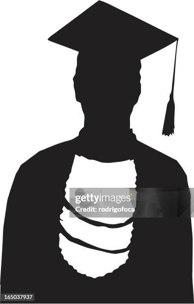 graduated boy - peer coaching stock illustrations