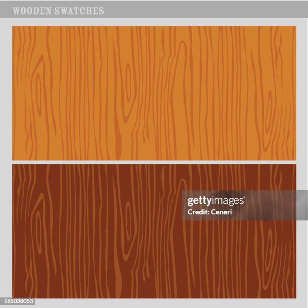 vector wood texture swatches - sepia toned background stock illustrations