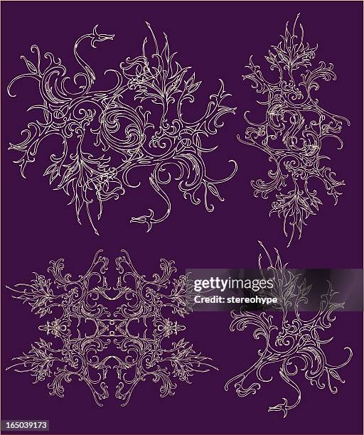 lively graphic elements - himalayan stock illustrations