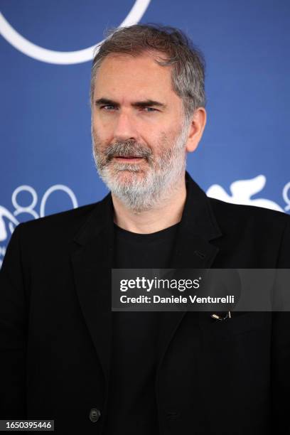 Director Xavier Giannoli attends a photocall for the movie "D'Argent Et De Sang " at the 80th Venice International Film Festival on August 31, 2023...