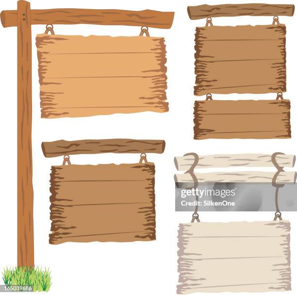 Rustic One Line Sign Image Rustic Sign Post Photos and Premium High Res Pictures - Getty Images