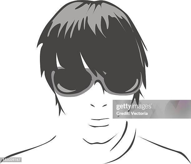 that look - child facing camera stock illustrations