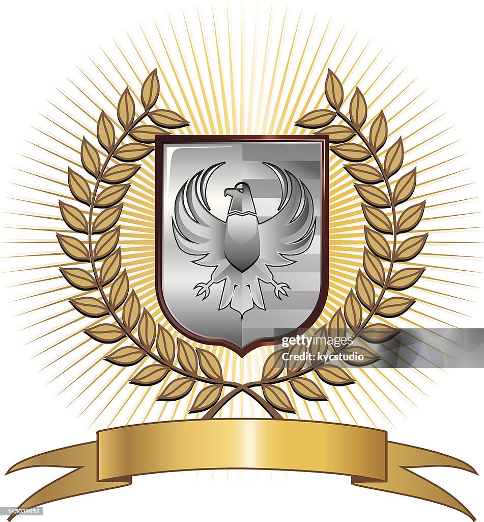 Eagle crest/shield
