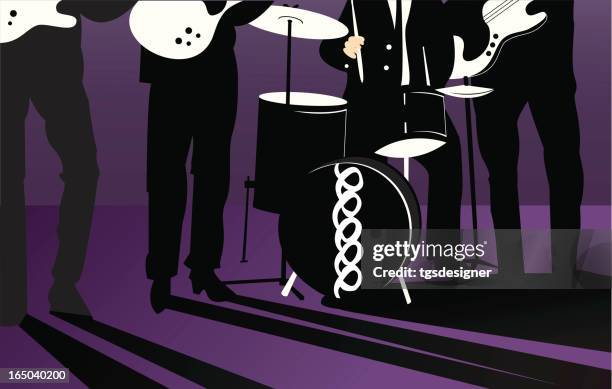 ilustrações de stock, clip art, desenhos animados e ícones de bolinho banda - anos 60