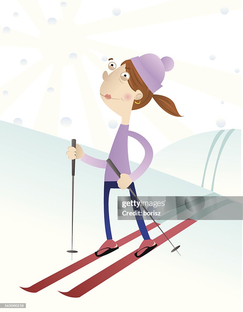 Ski girl